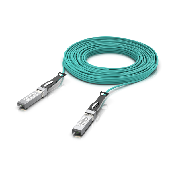 Ubiquiti UACC-AOC-SFP10-30M – 30m Active Optical Cable, 10Gbps SFP+ High-Speed Network CableFeatures:
