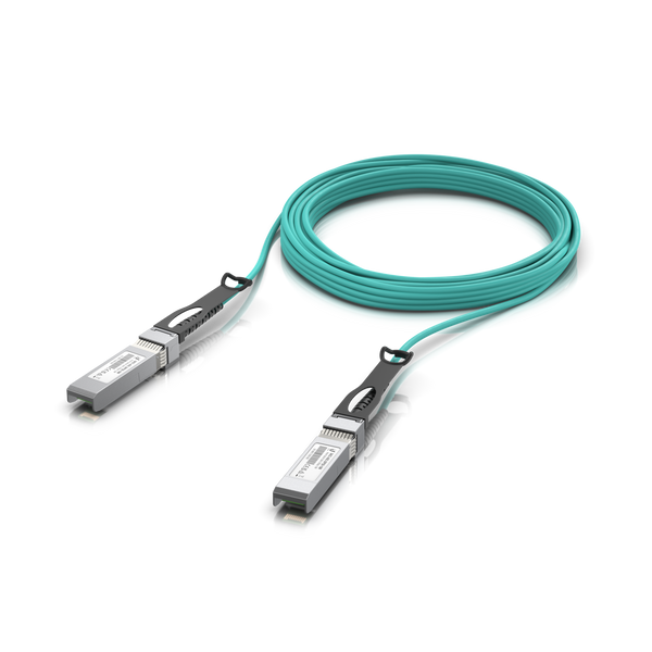 Ubiquiti UACC-AOC-SFP28-10M – 10m Active Optical Cable, 25Gbps High-Speed SFP28 AOC for UniFi & EdgeSwitch