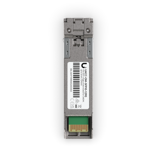 Ubiquiti UACC-OM-SFP10-1270 Single-Mode Fiber Optic Transceiver – 10G SFP+ Module