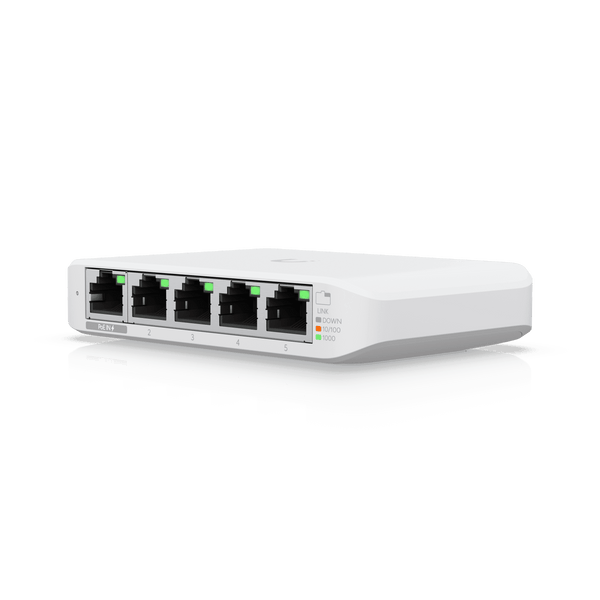 Ubiquiti USW-FLEX-MINI – UniFi Switch Flex Mini 5-Port Gigabit Managed Switch