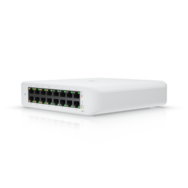 Ubiquiti UniFi USW-LITE-16-POE 16-Port Gigabit PoE Switch Lite