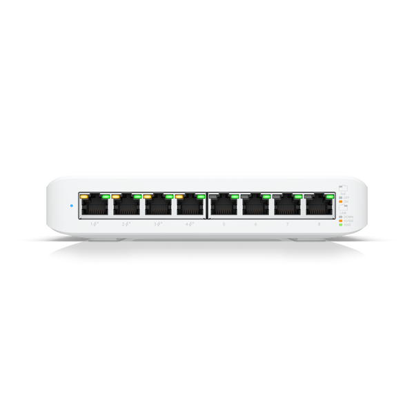 Ubiquiti UniFi USW-LITE-8-POE 8-Port Gigabit PoE Switch Lite