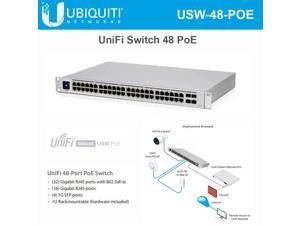 Ubiquiti UniFi Switch, 48-Port PoE Ethernet Switch (USW-48-POE)