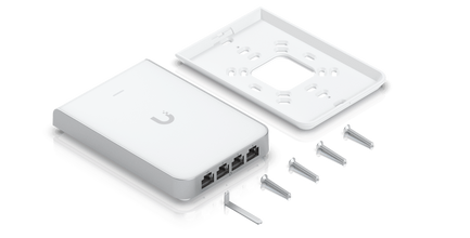 Ubiquiti UniFi  U6-IW (U6 In-Wall) | Wi-Fi 6 Access Point & 4-Port PoE Gigabit Switch