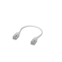 Ubiquiti UACC-CABLE-PATCH-EL-C6A-0.15M-W-24 – 0.15m White Cat6A Patch Cable (24-Pack)