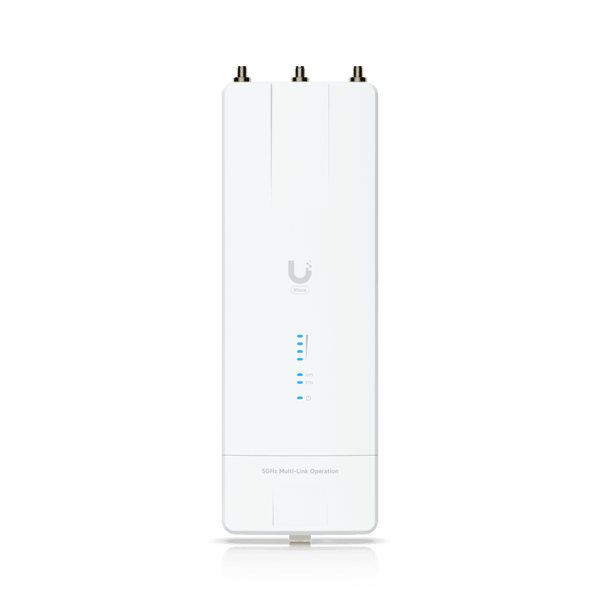 Ubiquiti Wave-MLO5 Wi-Fi 7 Dual-Radio PtP/PtMP Bridge – 5+ Gbps, 10G RJ45 & SFP+, 100 km Range
