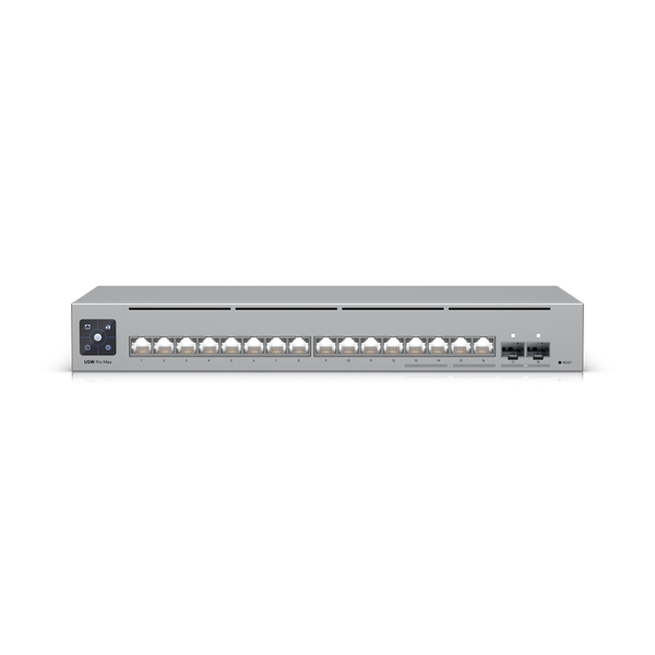 Ubiquiti USW-PRO-MAX-16 – 16-Port 2.5G/1G Managed Network Switch with 10G SFP+