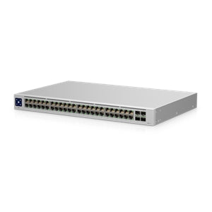 Ubiquiti UniFi Switch 48 is a fully managed Layer 2 switch with (48) Gigabit Ethernet ports and (4) 1G SFP ports for fiber connectivity 48 (USW-48)