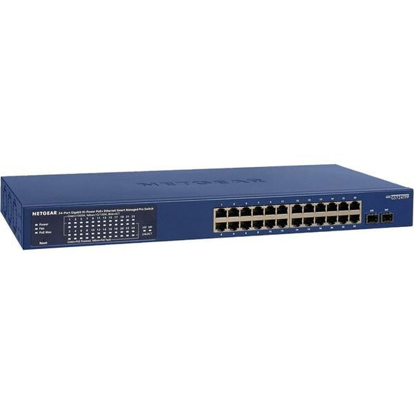 Netgear NET-GS724TPP-100NAS 26 Port Poe Gigabit Ethernet Smart Switc